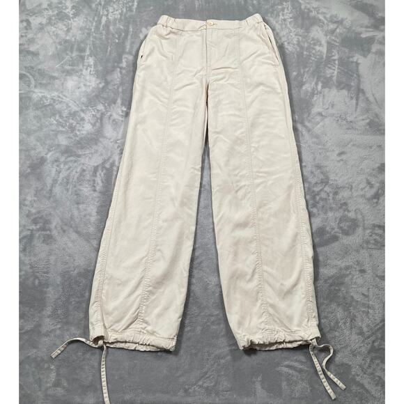 Vuori Coastline Pants Womens Small Milkweed Elastic Waist Drawstring Relaxed - Picture 1 of 9